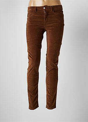 Pantalon slim taille basse taille basse marron LIU JO femme