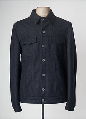 Veste casual fermeture boutonnée sur le devant bleu LAGERFELD homme