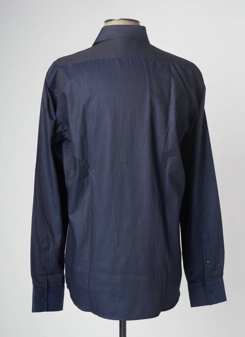 Chemise manches longues bleu LAGERFELD pour homme