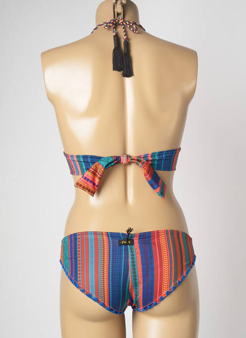 Maillot de bain 2 pièces bleu F**K PROJECT pour femme