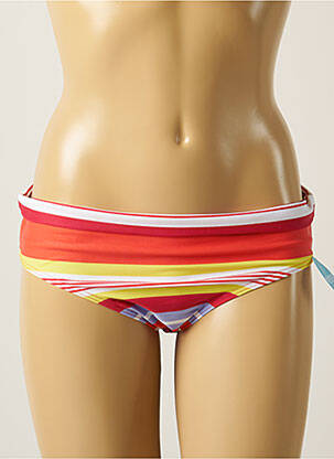Bas de maillot de bain micro fibres culotte rouge OLYMPIA femme