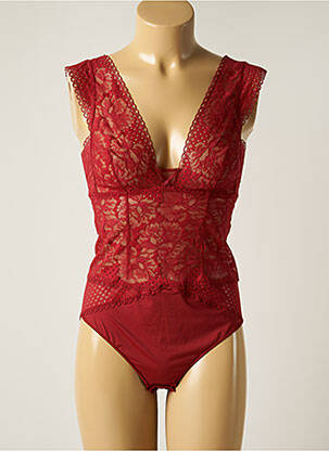 Body lingerie rouge MAISON LEJABY pour femme