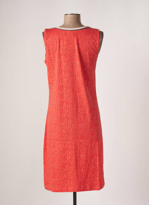 Robe mi-longue orange ROSE POMME pour femme