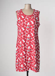 Robe mi-longue sans manche sans manche rouge ROSE POMME femme