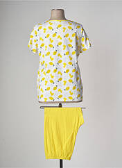 Pyjama jaune SENORETTA pour femme seconde vue
