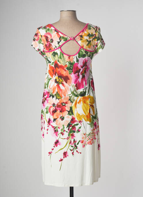 Robe mi-longue rose BARANDI pour femme