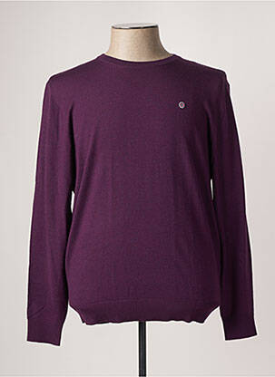 Pull violet SERGE BLANCO pour homme