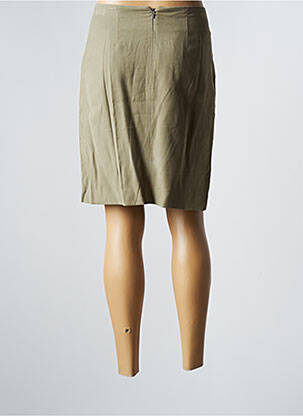Jupe mi-longue taille à pinces vert SINEQUANONE femme