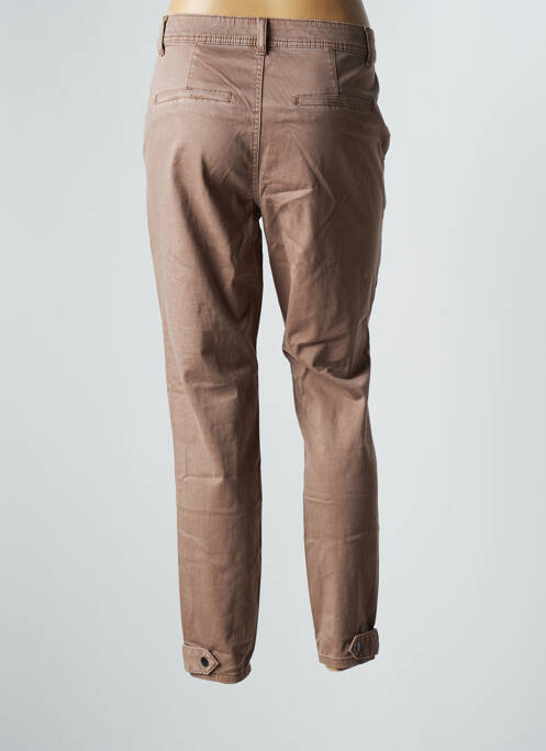 Pantalon slim marron BROADWAY pour femme