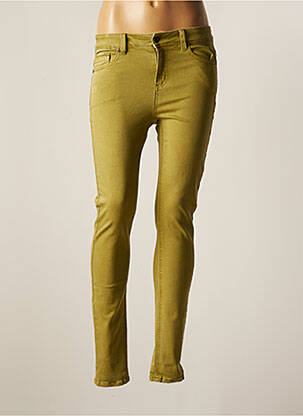Jeans skinny vert YEST pour femme