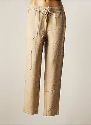 Pantalon chino beige YEST pour femme