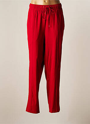 Pantalon chino rouge YESTA pour femme