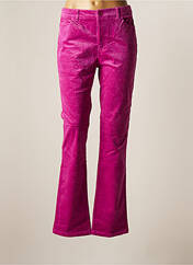 Pantalon droit violet ZILCH pour femme seconde vue