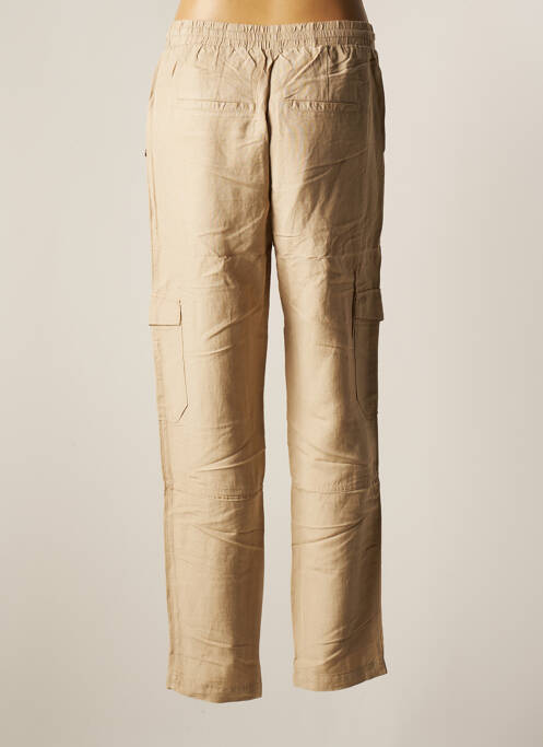 Pantalon chino beige YEST pour femme