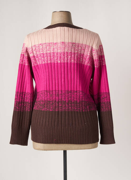 Gilet manches longues violet YESTA pour femme