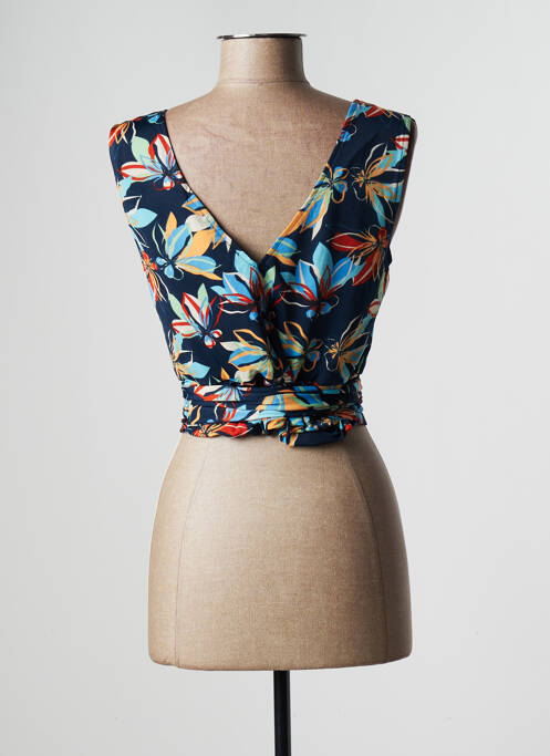 Top bleu MD'M pour femme