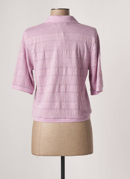 Gilet manches courtes violet GARCIA pour femme