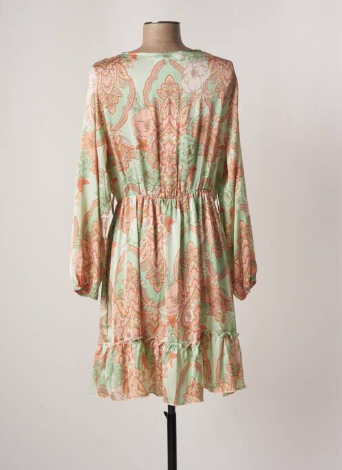 Robe courte vert J S MILLENIUM femme