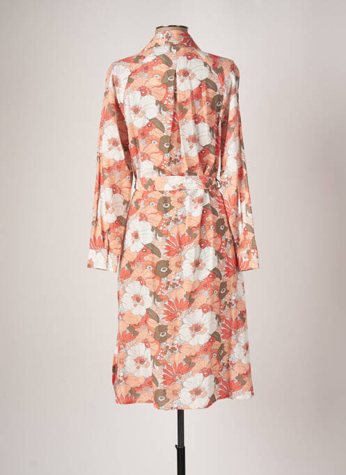 Robe mi-longue orange C'EST BEAU LA VIE pour femme