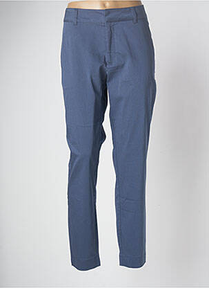 Pantalon slim bleu KAFFE pour femme