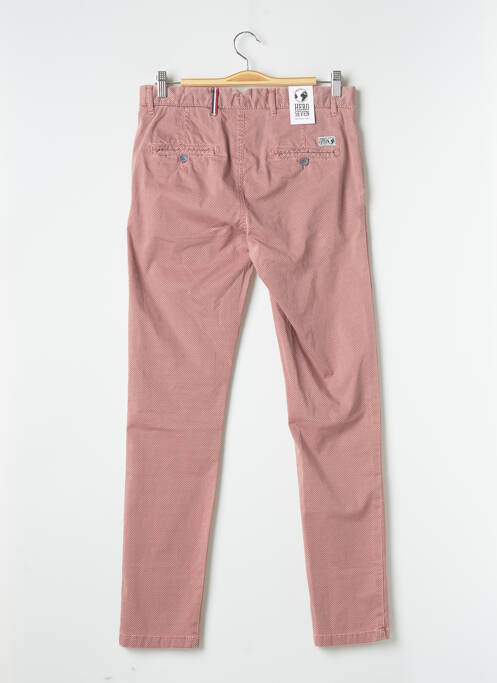 Pantalon chino rose HERO SEVEN pour homme