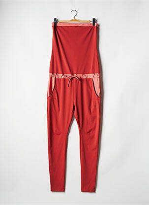Combi-pantalon poches sans manche orange HBT femme