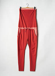 Combi-pantalon sans manche sans manche orange HBT femme