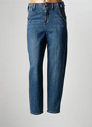 Jeans coupe large taille normale taille normale bleu BSB femme