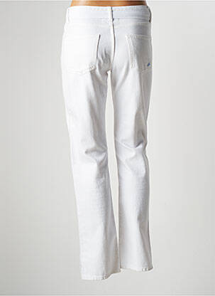 Jeans coupe droite taille normale taille normale blanc BSB femme