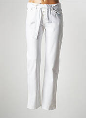 Jeans coupe droite blanc BSB pour femme seconde vue