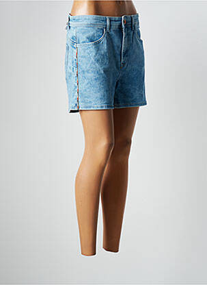 Short en jean femme pas online cher