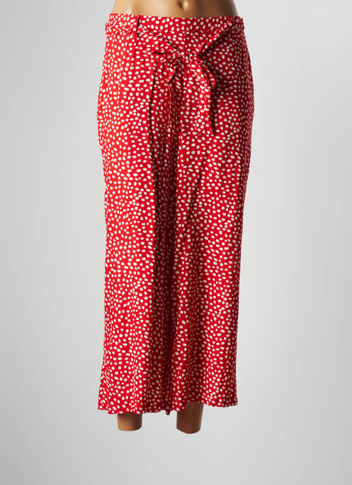 Pantalon large rouge PIECES pour femme