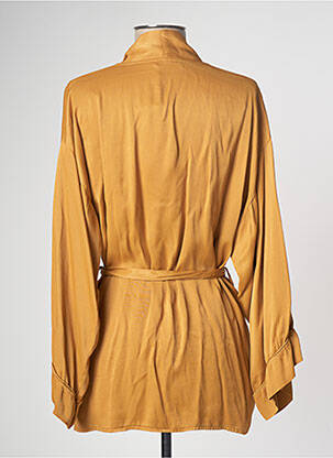 Veste kimono manches longues jaune PAKO LITTO femme