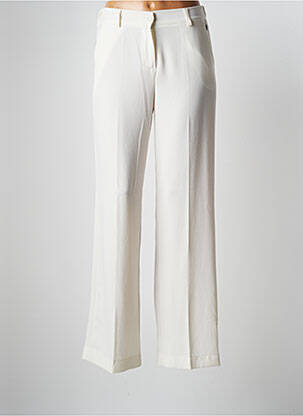Pantalon droit blanc PAKO LITTO pour femme