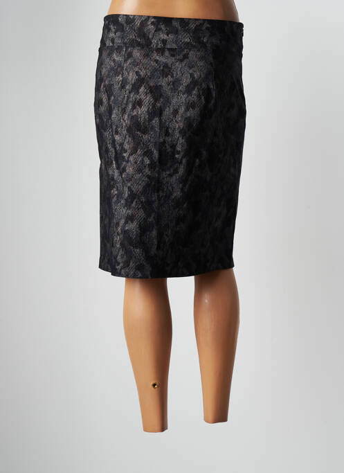 Jupe mi-longue noir PAKO LITTO pour femme