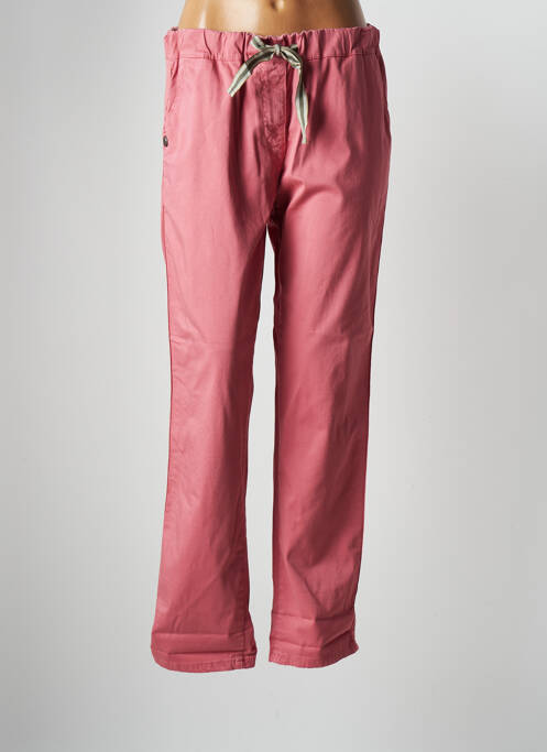 Pantalon chino rose PAKO LITTO pour femme