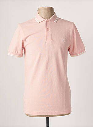 Polo rose FRED PERRY pour homme