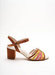 Sandales/Nu pieds marron ROMANNE pour femme seconde vue