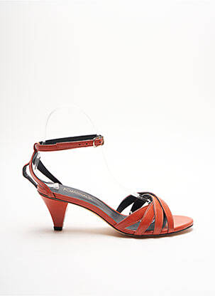Sandales/Nu pieds orange KMASSALIA pour femme