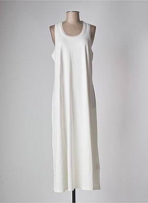 Robe longue blanc BSB pour femme