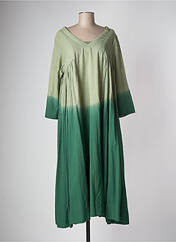 Robe longue vert CHICOSOLEIL pour femme seconde vue