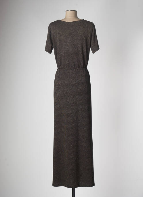 Robe longue noir PIECES pour femme