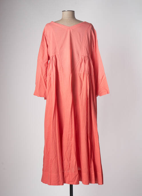 Robe longue orange CHICOSOLEIL pour femme