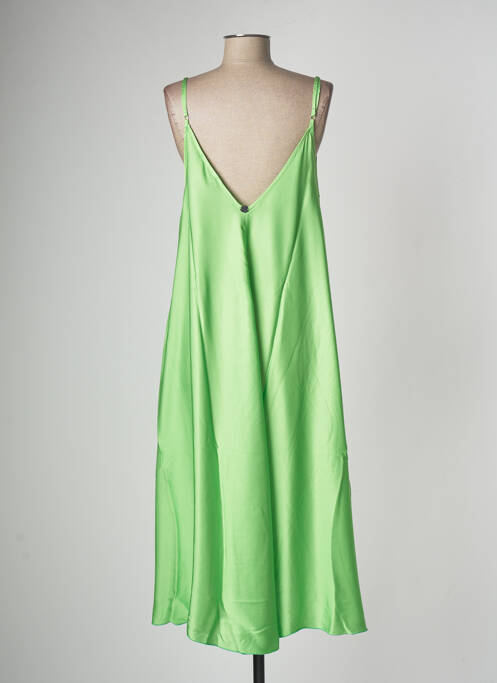 Robe longue vert BSB pour femme