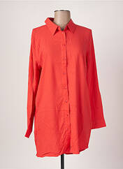Robe courte rouge ICHI pour femme seconde vue