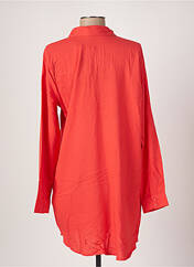 Robe courte rouge ICHI pour femme seconde vue