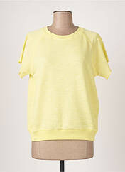 Sweat-shirt jaune LILI SIDONIO pour femme seconde vue