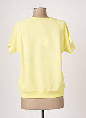 Sweat-shirt jaune LILI SIDONIO pour femme seconde vue