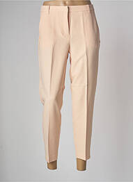 Pantalon chino tissage popeline taille normale beige ICHI femme