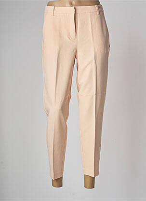 Pantalon chino tissage popeline taille normale beige ICHI femme